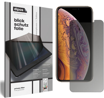 Blickschutzfolie für Apple iPhone XS Max matt Schu (2)