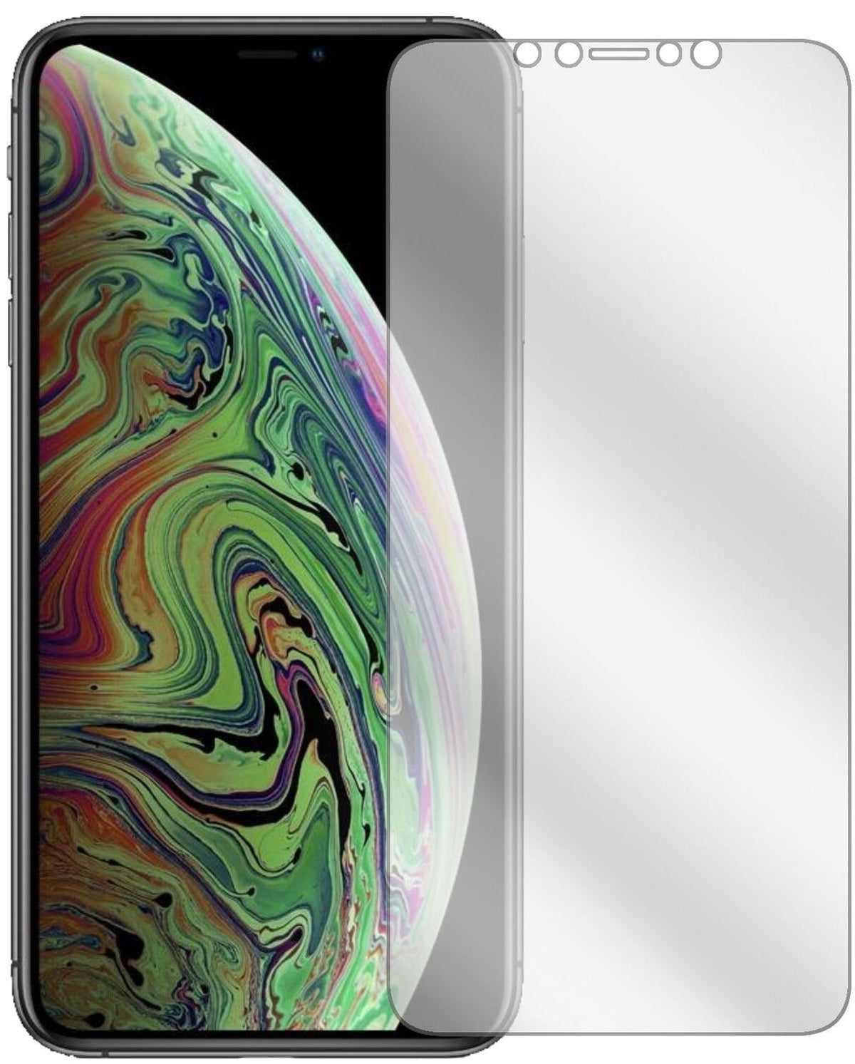 5x Schutzfolie klar für Apple iPhone XS Max Displa (1)