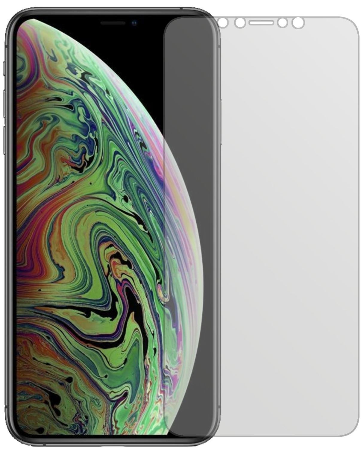 1x Schutzfolie matt für Apple iPhone XS Max Displa (1)