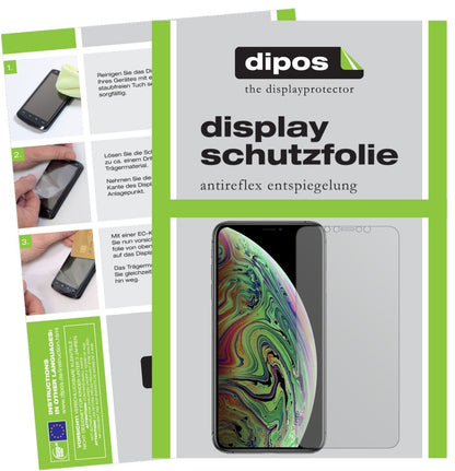 1x Schutzfolie matt für Apple iPhone XS Max Displa (2)