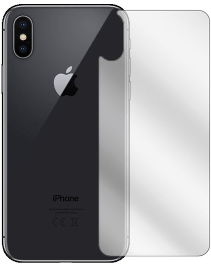 6x Schutzfolie klar für Apple iPhone XS Rückseite  (2)
