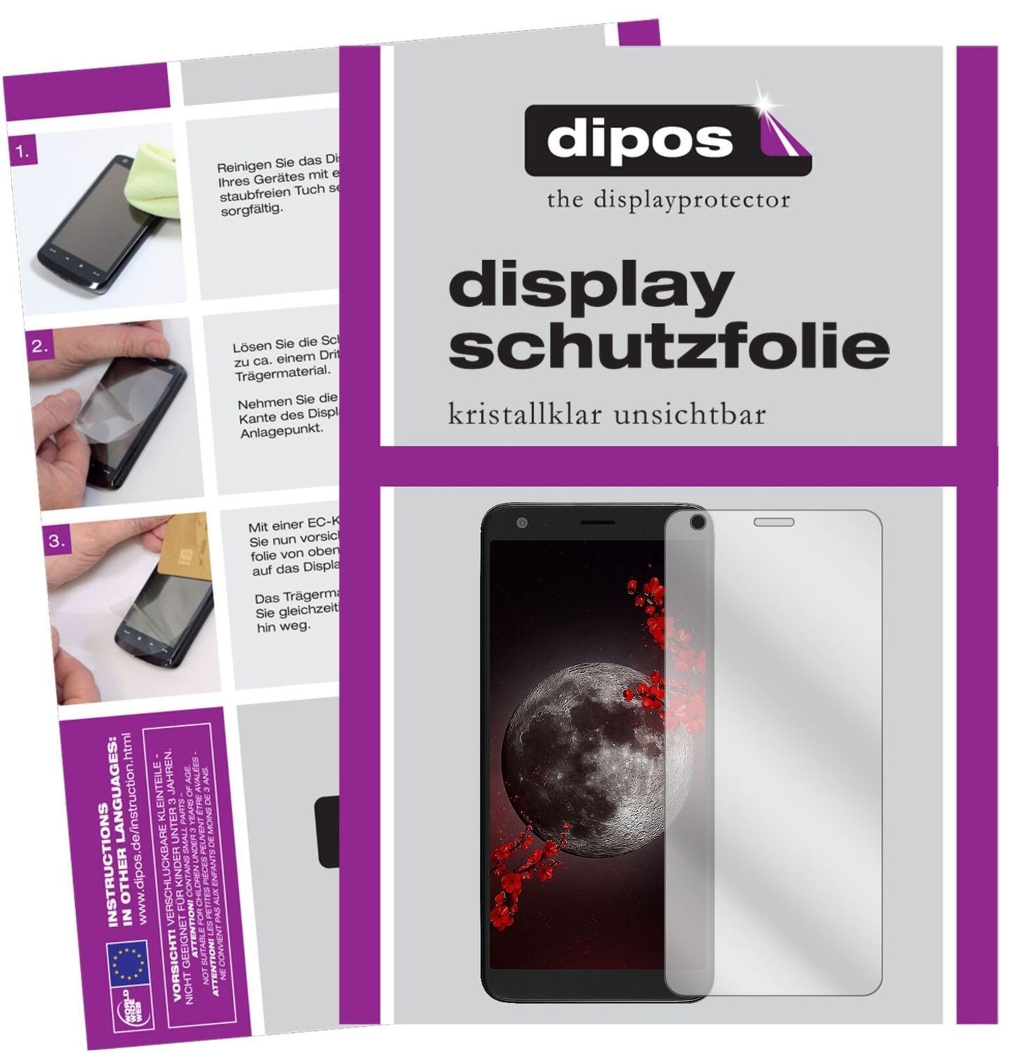 5x Schutzfolie klar für Sharp B10 Display-Schutzfo (2)