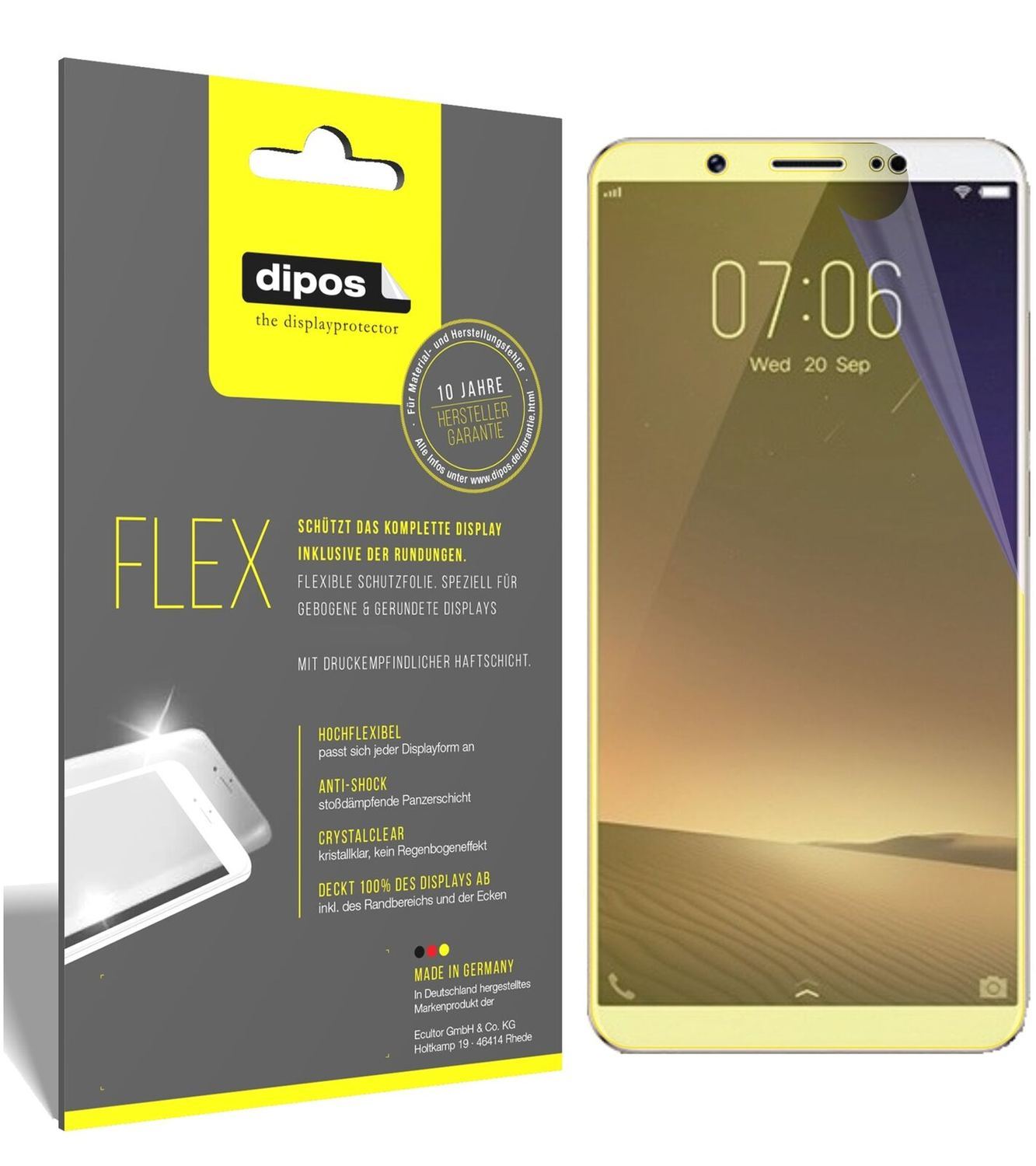 2x 3D Full Cover Schutzfolie für Vivo Z10 (2)