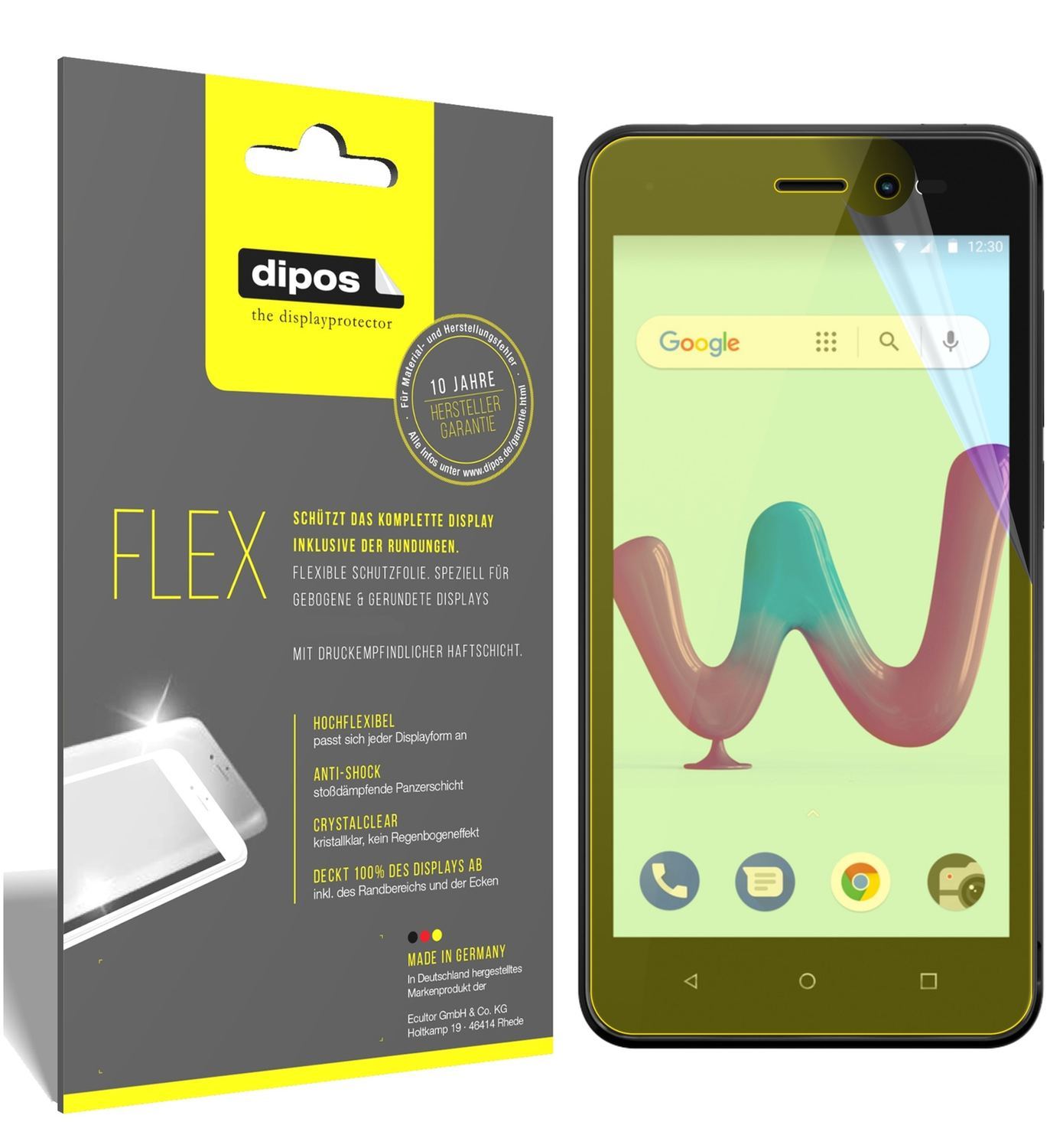 3x 3D Full Cover Schutzfolie für Wiko Sunny 3 (1)