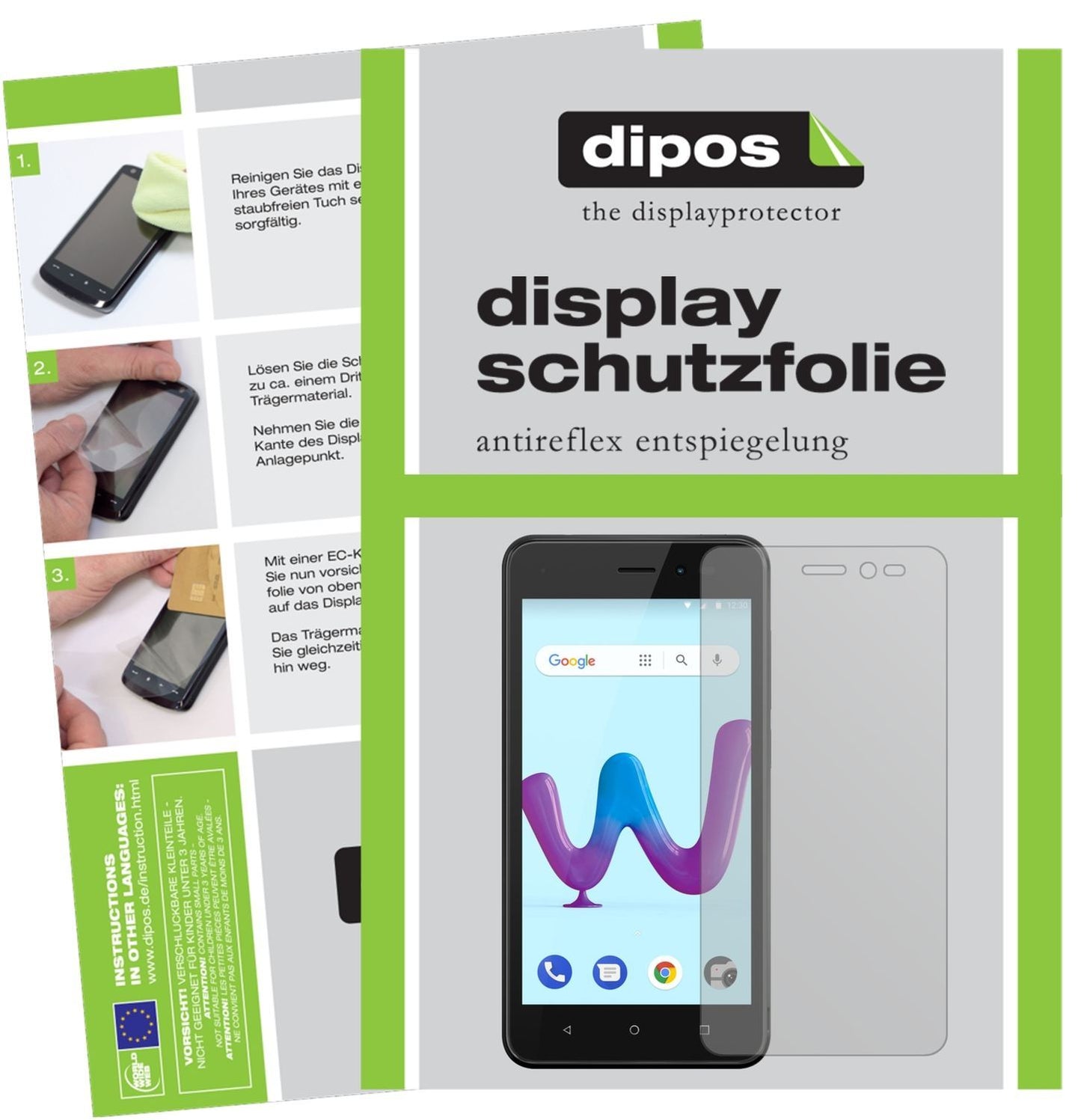6x Schutzfolie matt für Wiko Sunny 3 Display-Schut (1)
