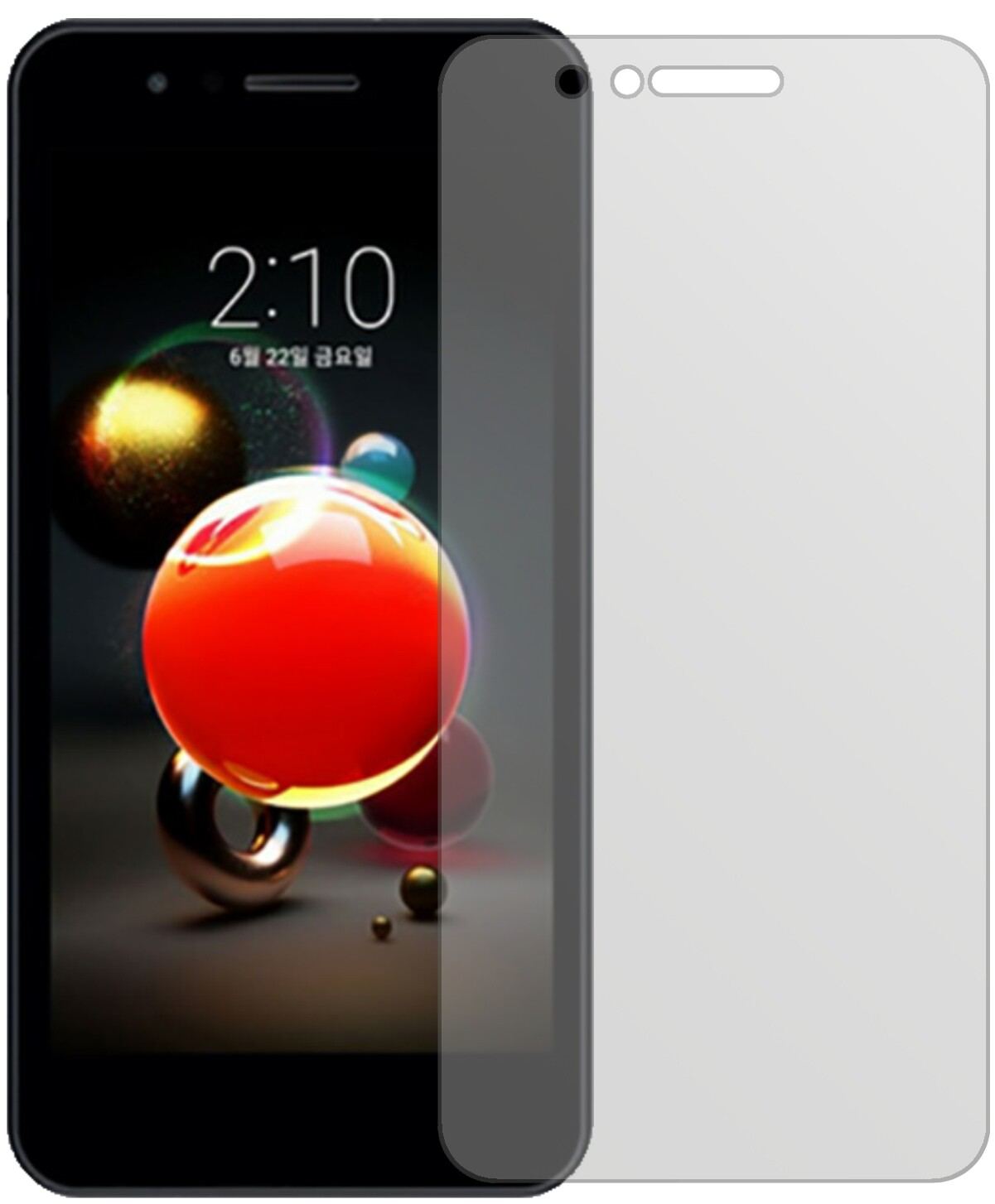 2x Schutzfolie matt für LG X2 2018 Display-Schutzf (2)