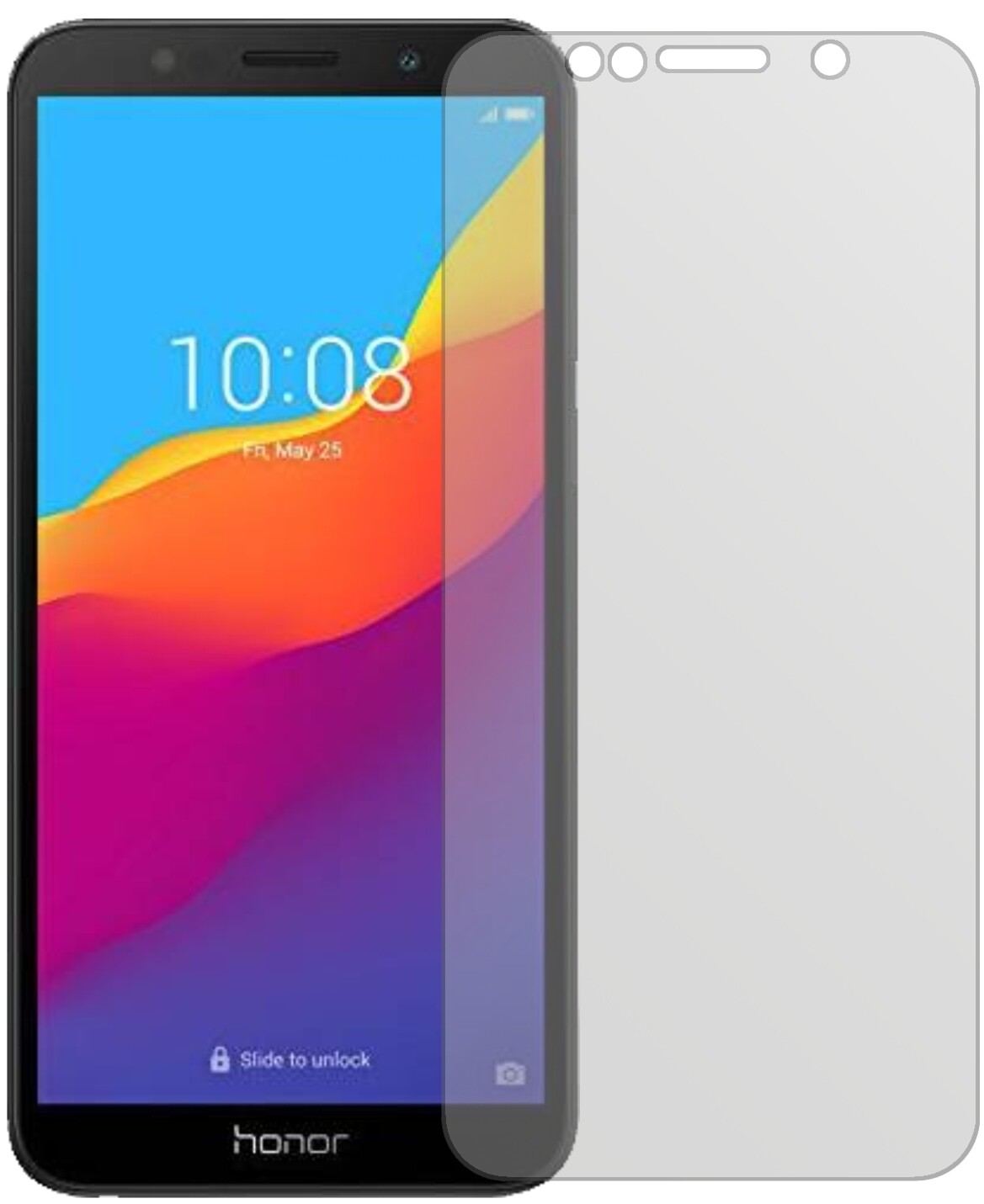 6x Schutzfolie matt für Honor 7S 51092MPY Display- (2)