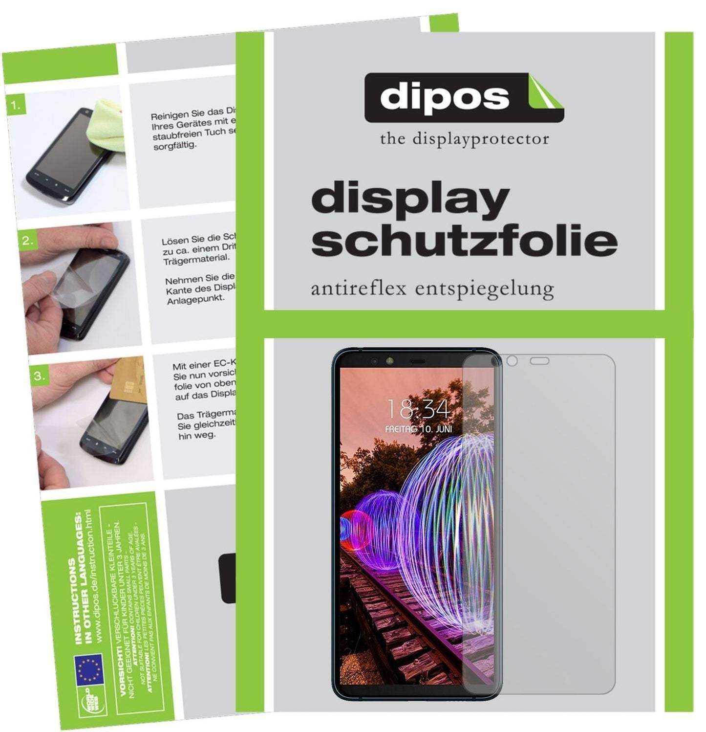 1x Schutzfolie matt für JVC J20 Display-Schutzfoli (2)