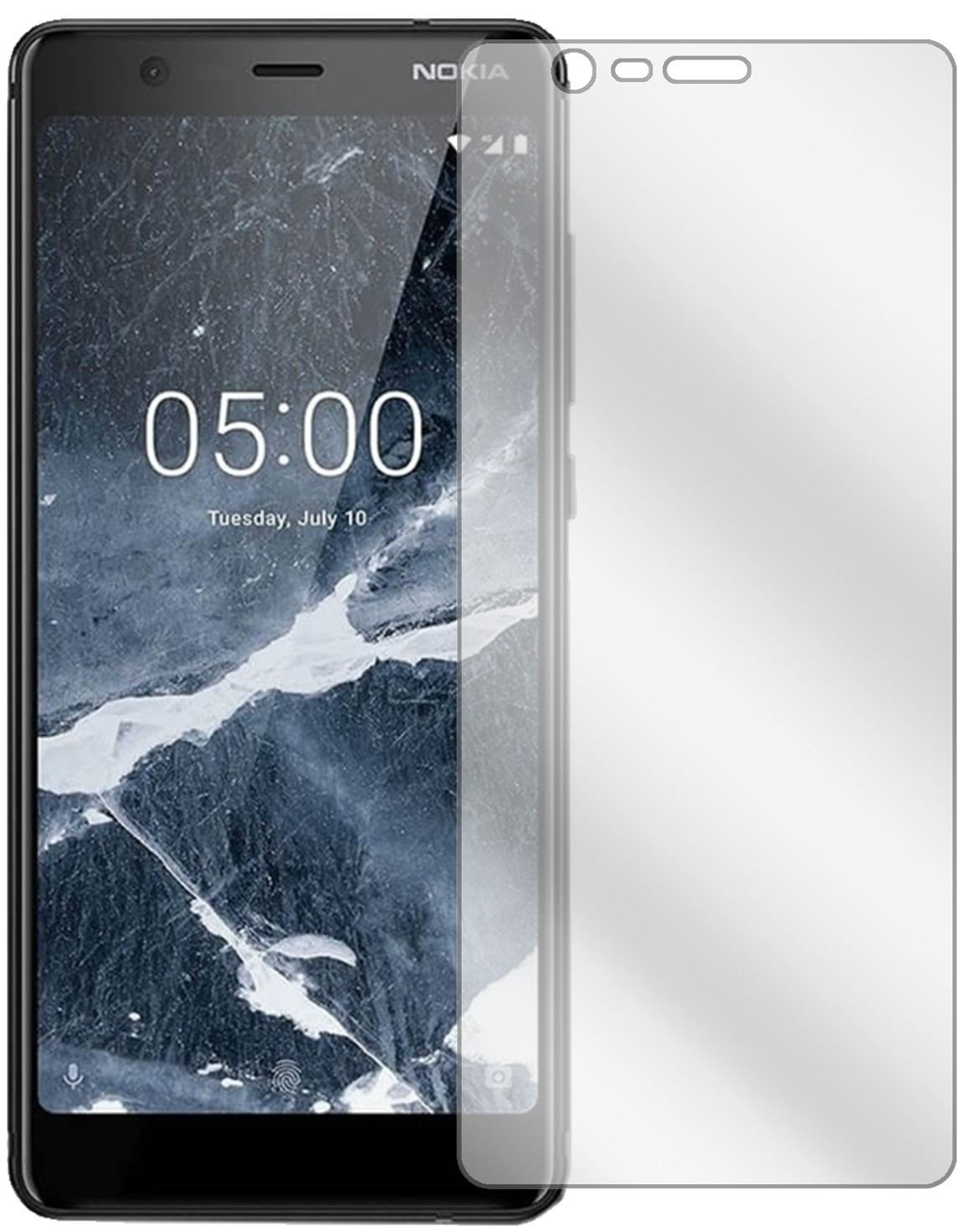 2x Schutzfolie klar für Nokia 46027 Display-Schutz (2)