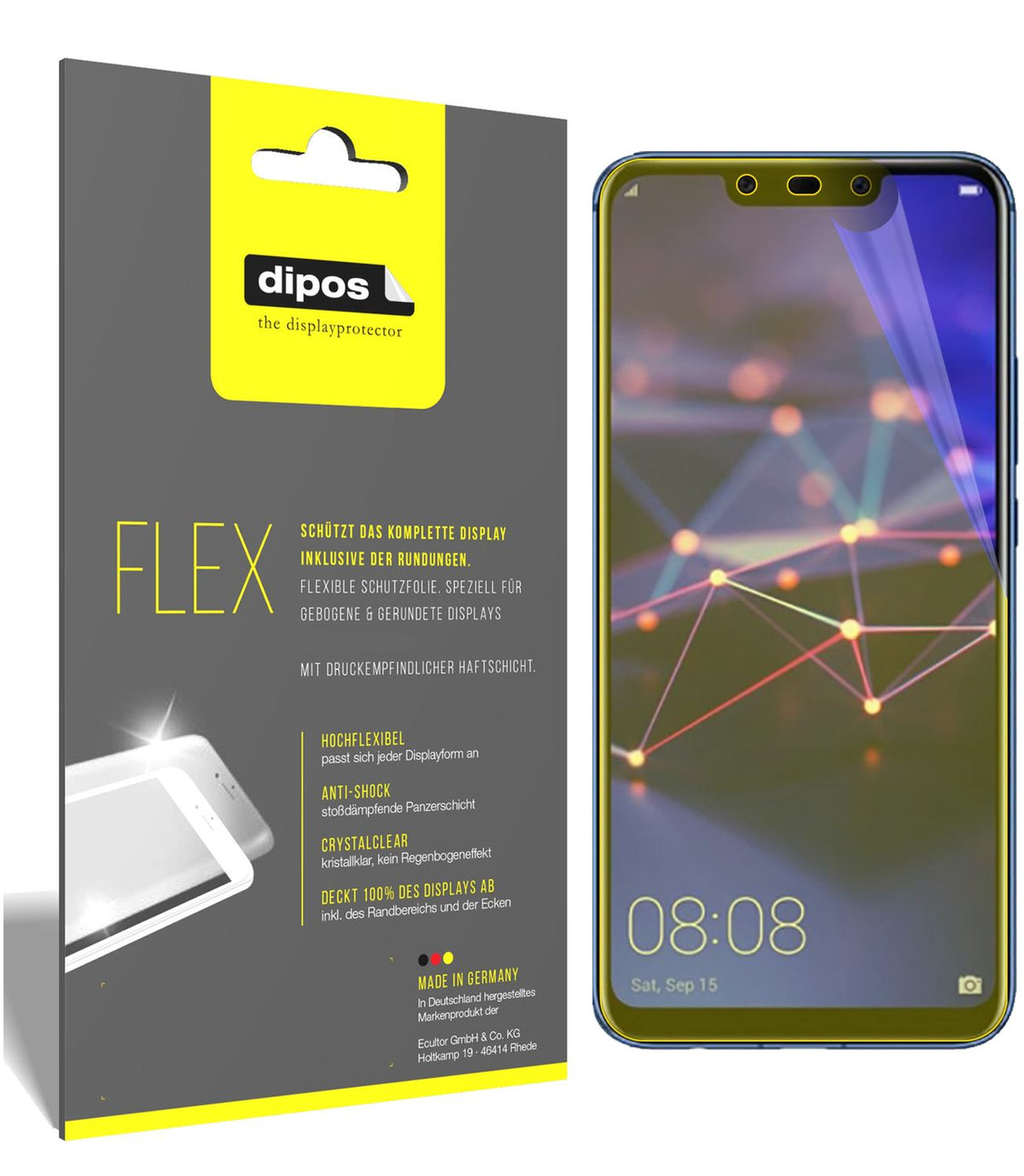 3x 3D Full Cover Schutzfolie für Huawei Mate 20 Li (1)
