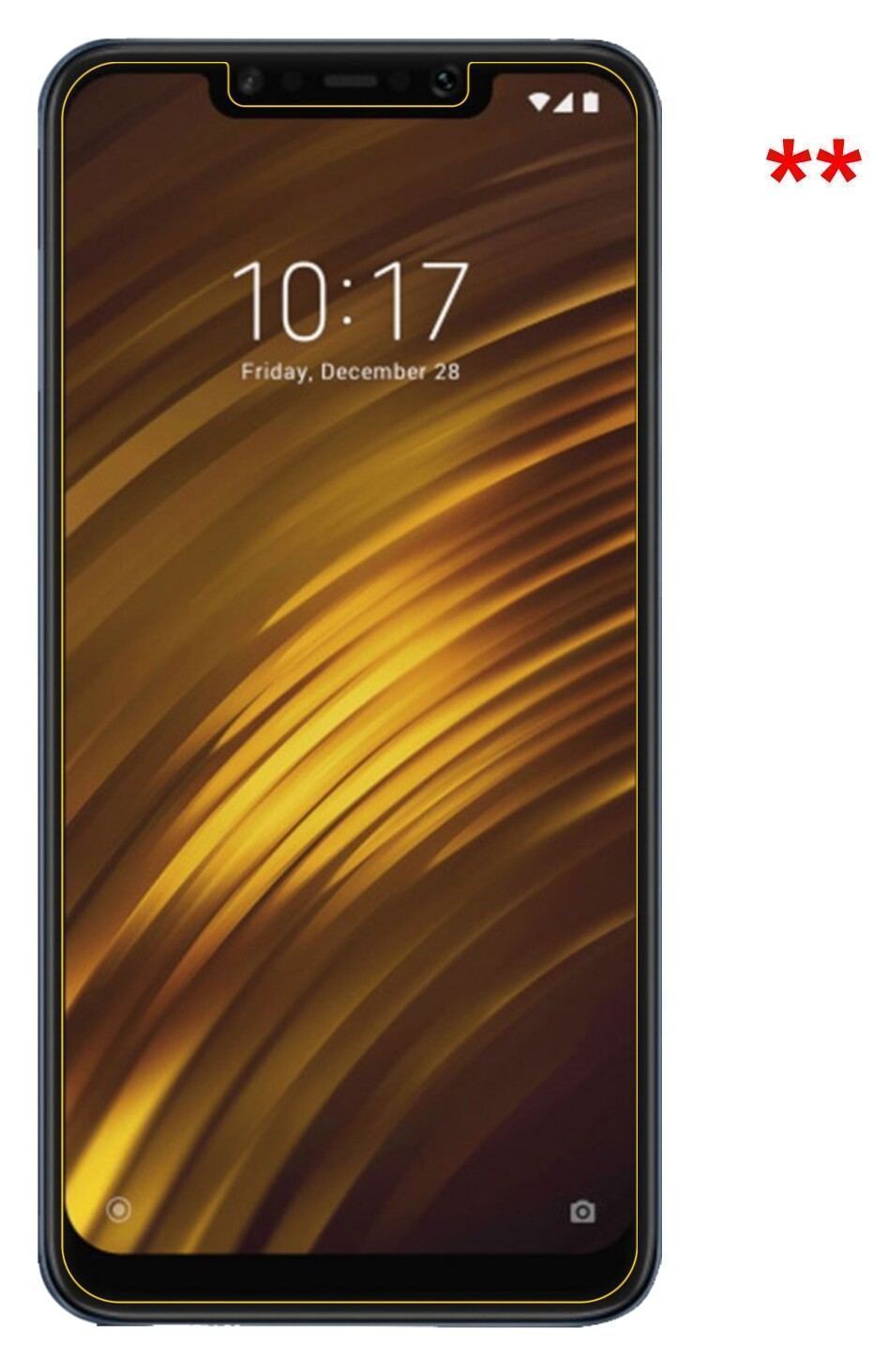 2x 9H Schutzfolie matt für Xiaomi Pocophone F1 Pan (9)