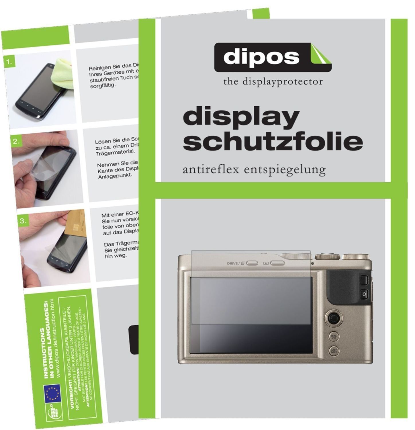 5x Schutzfolie matt für Fujifilm XF10 Display-Schu (2)