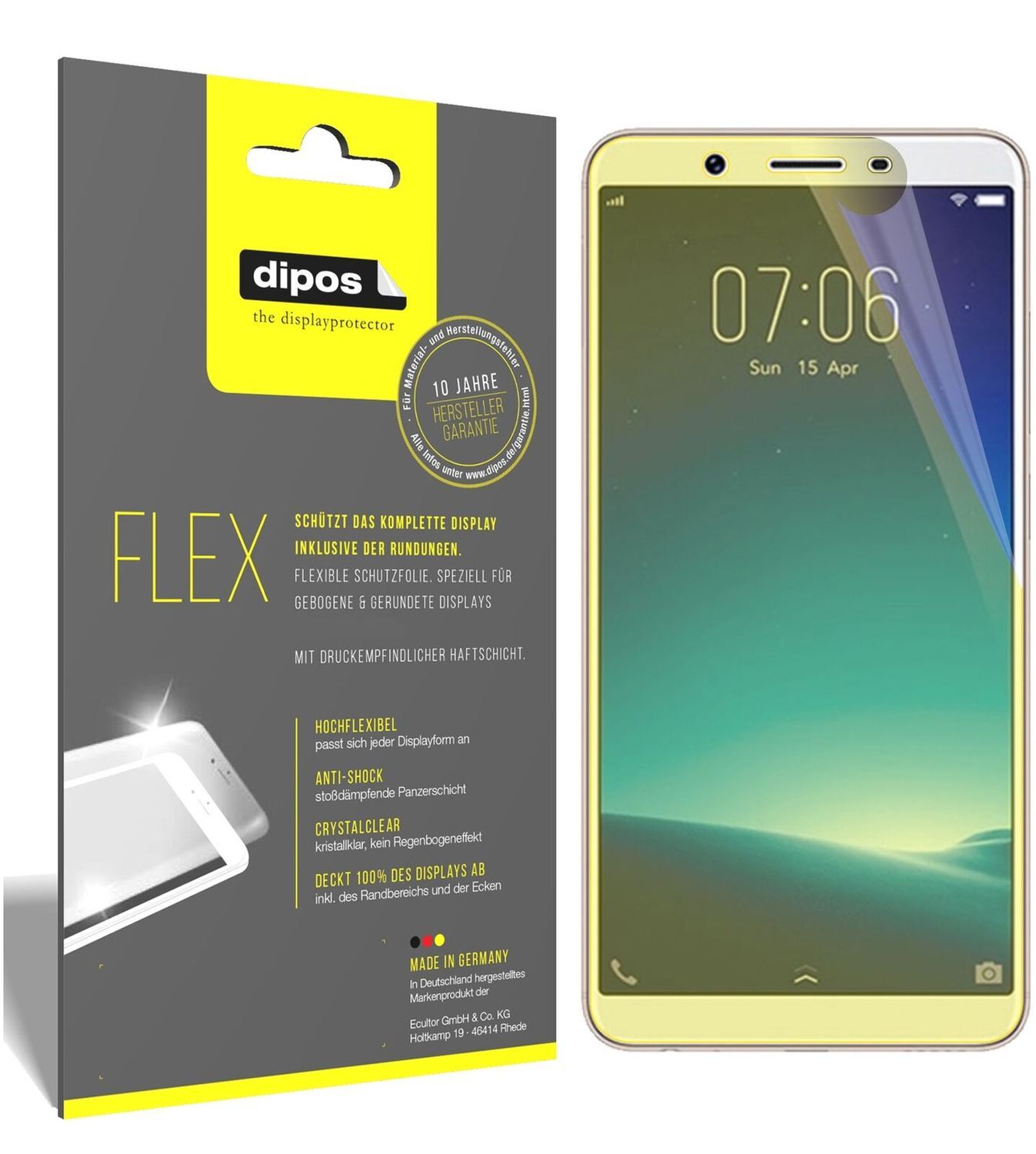 2x 3D Full Cover Schutzfolie für Vivo Y71i (2)
