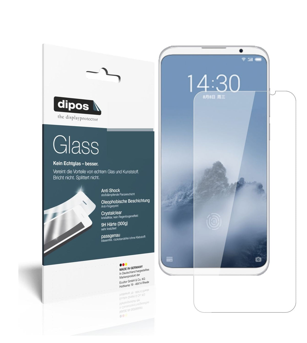 1x 9H Schutzfolie für Meizu 16 Panzerfolie (2)