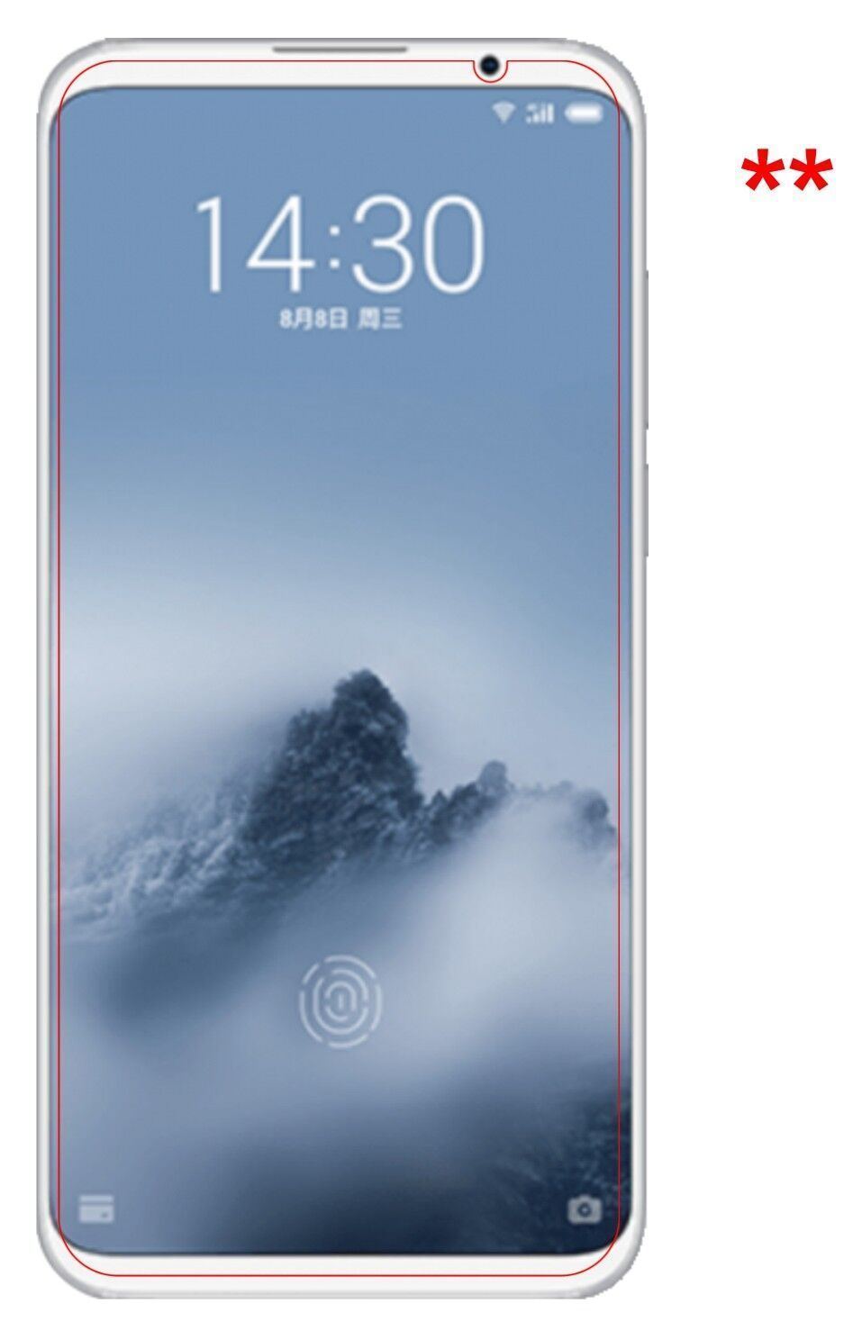 Blickschutzfolie für Meizu 16 matt Schutzfolie Pri (5)