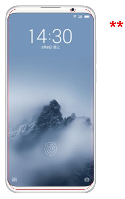 Blickschutzfolie für Meizu 16 Plus matt Schutzfoli (5)