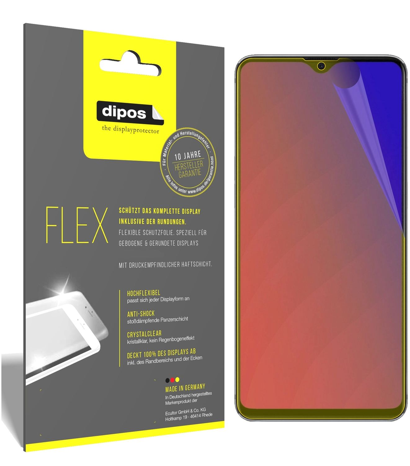 3x 3D Full Cover Schutzfolie für Oppo F9 Pro (1)