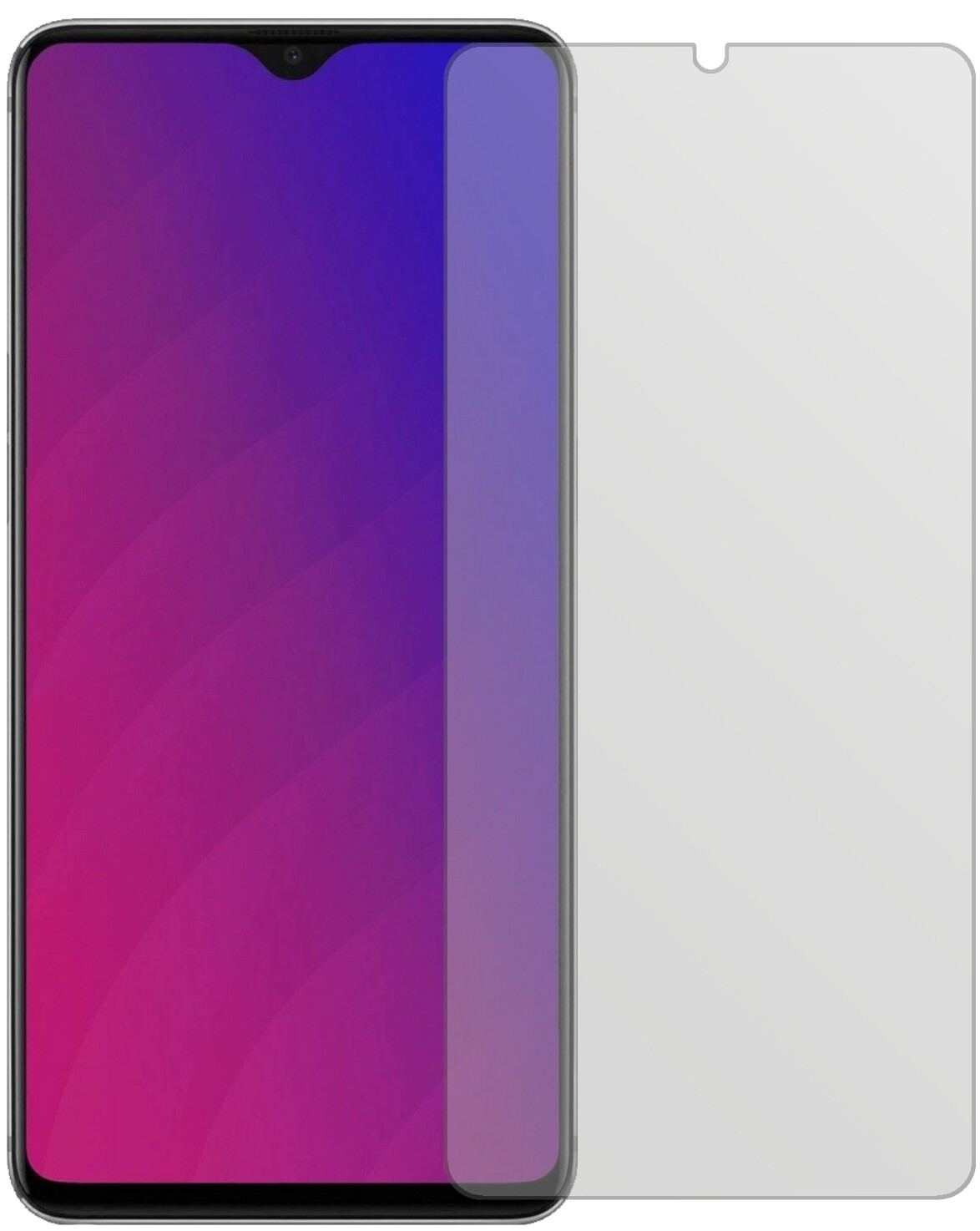 2x Schutzfolie matt für Oppo F9 Display-Schutzfoli (2)