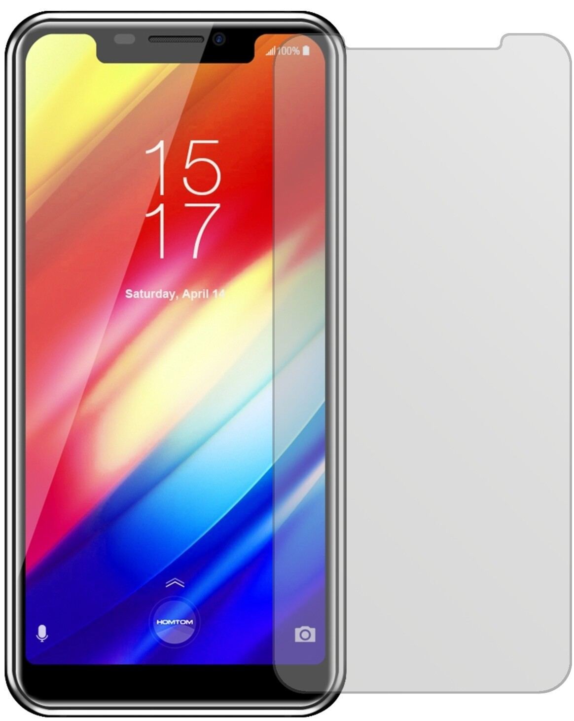 6x Schutzfolie matt für HomTom H10 Display-Schutzf (2)