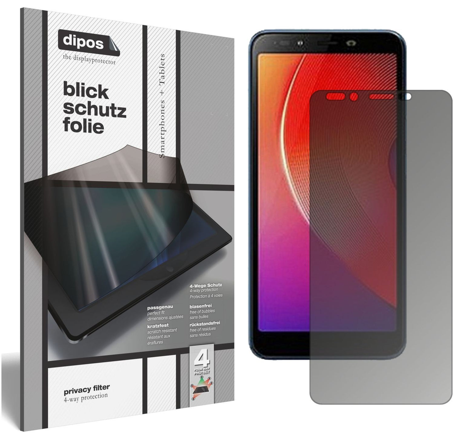 Blickschutzfolie für Infinix Smart 2 Pro matt Schu (1)