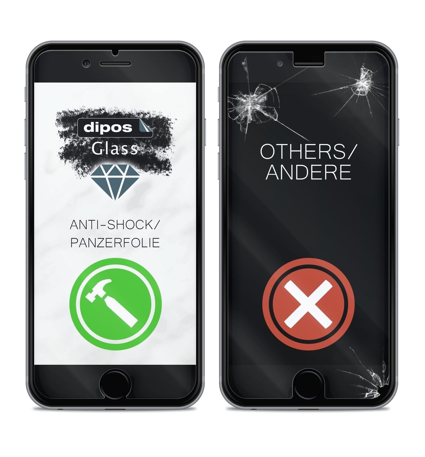 2x 9H Schutzfolie matt für LG Phoenix Plus Panzerf (5)