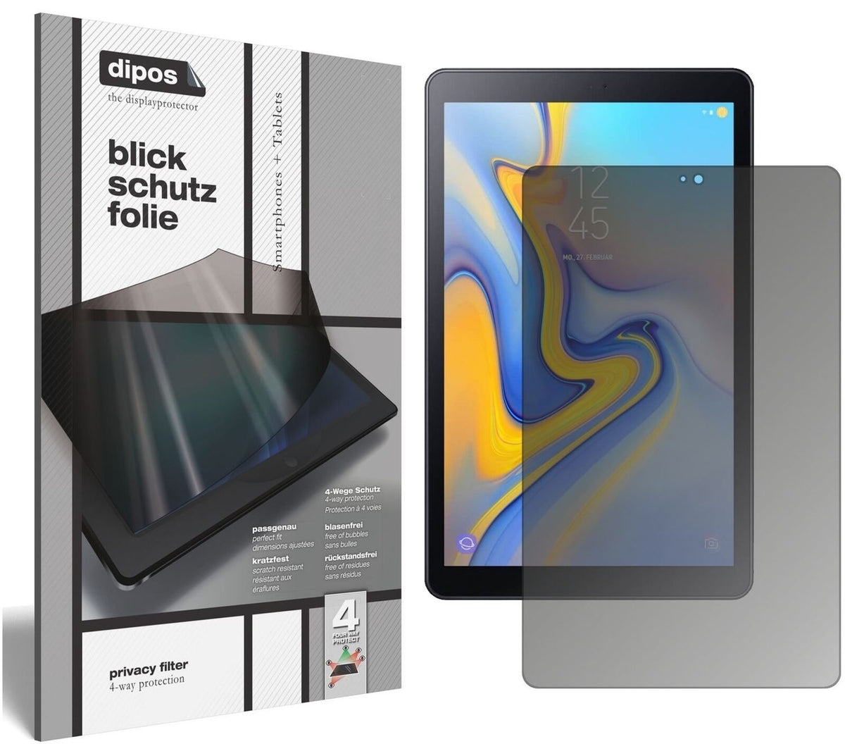 Blickschutzfolie für Samsung Galaxy Tab A 10.5 mat (2)