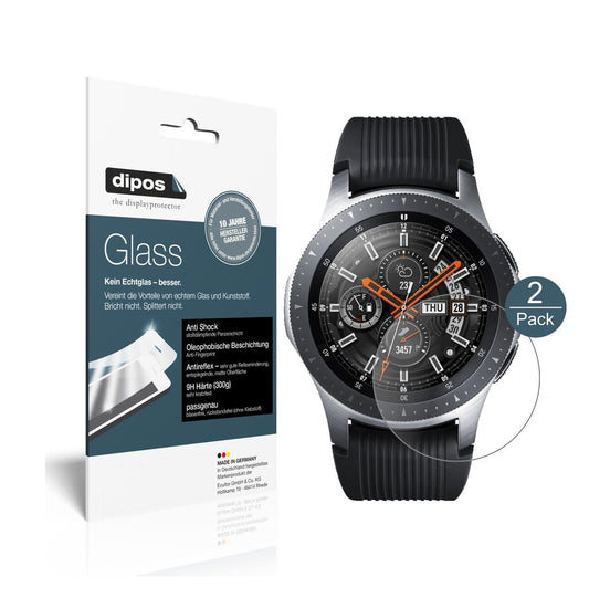 2x 9H Schutzfolie matt für Samsung Galaxy Watch 46 (1)