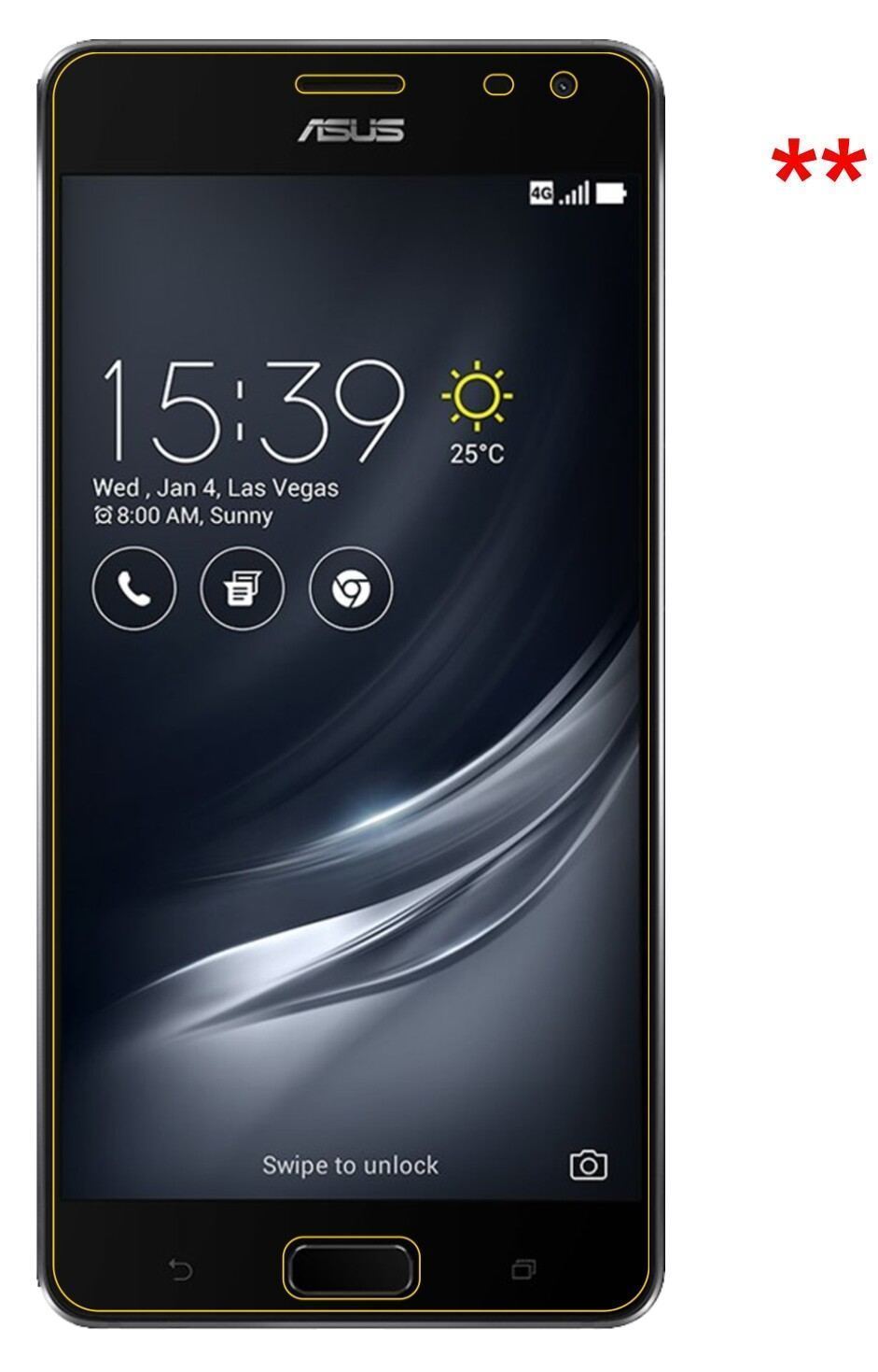 2x 9H Schutzfolie matt für ASUS ZenFone Ares ZS572 (9)
