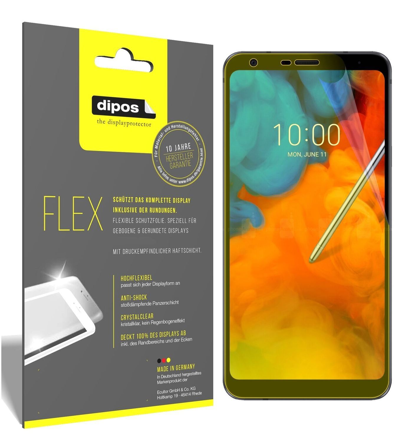 2x 3D Full Cover Schutzfolie für LG Q Stylus Alpha (2)