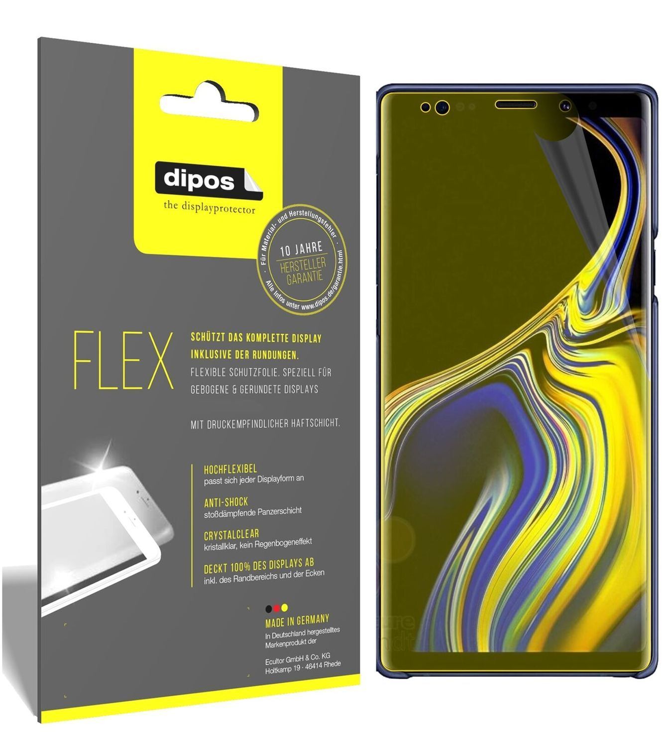 2x 3D Full Cover Schutzfolie für Samsung Galaxy No (2)