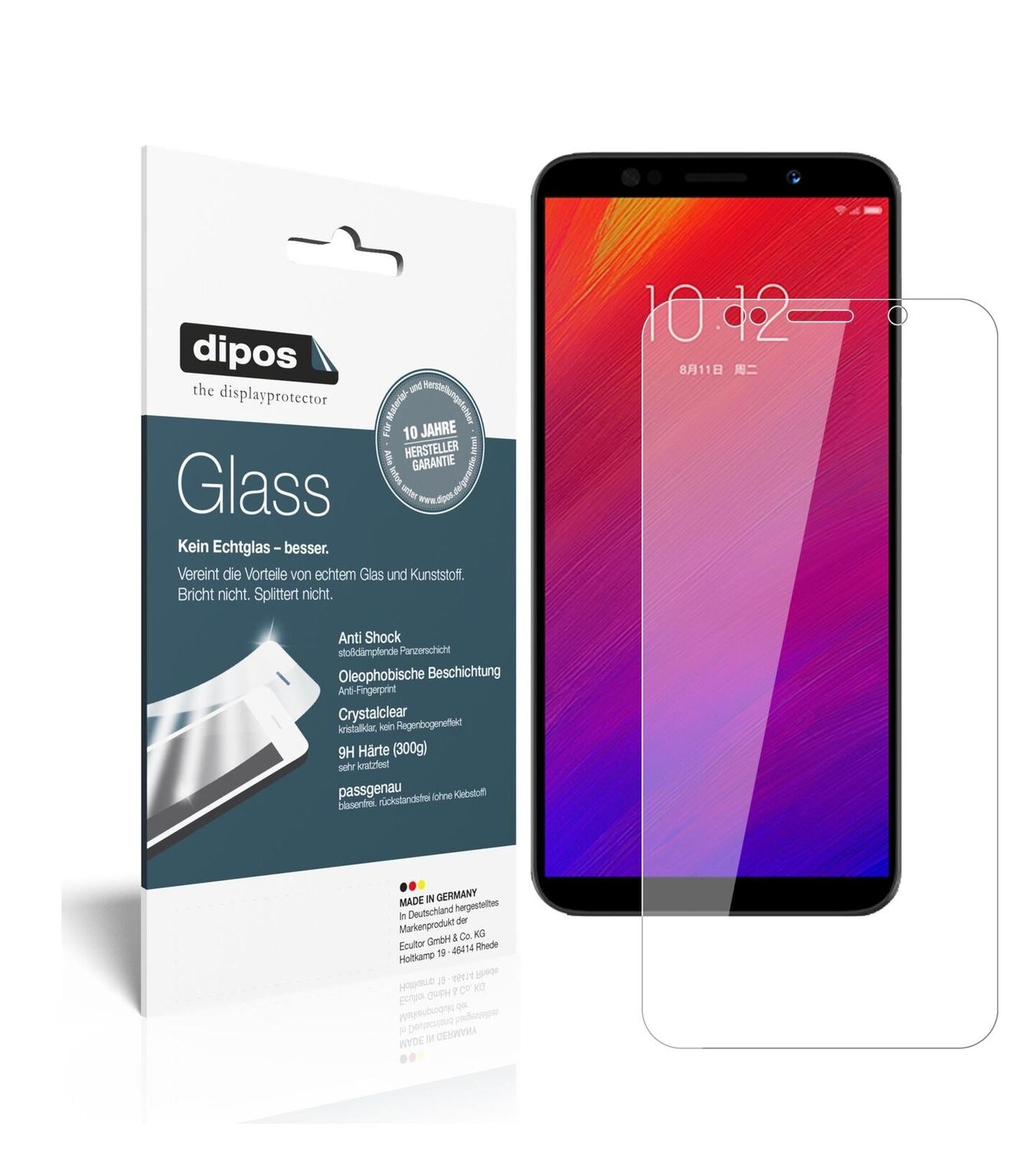 1x 9H Schutzfolie für Lenovo A5 Panzerfolie (2)