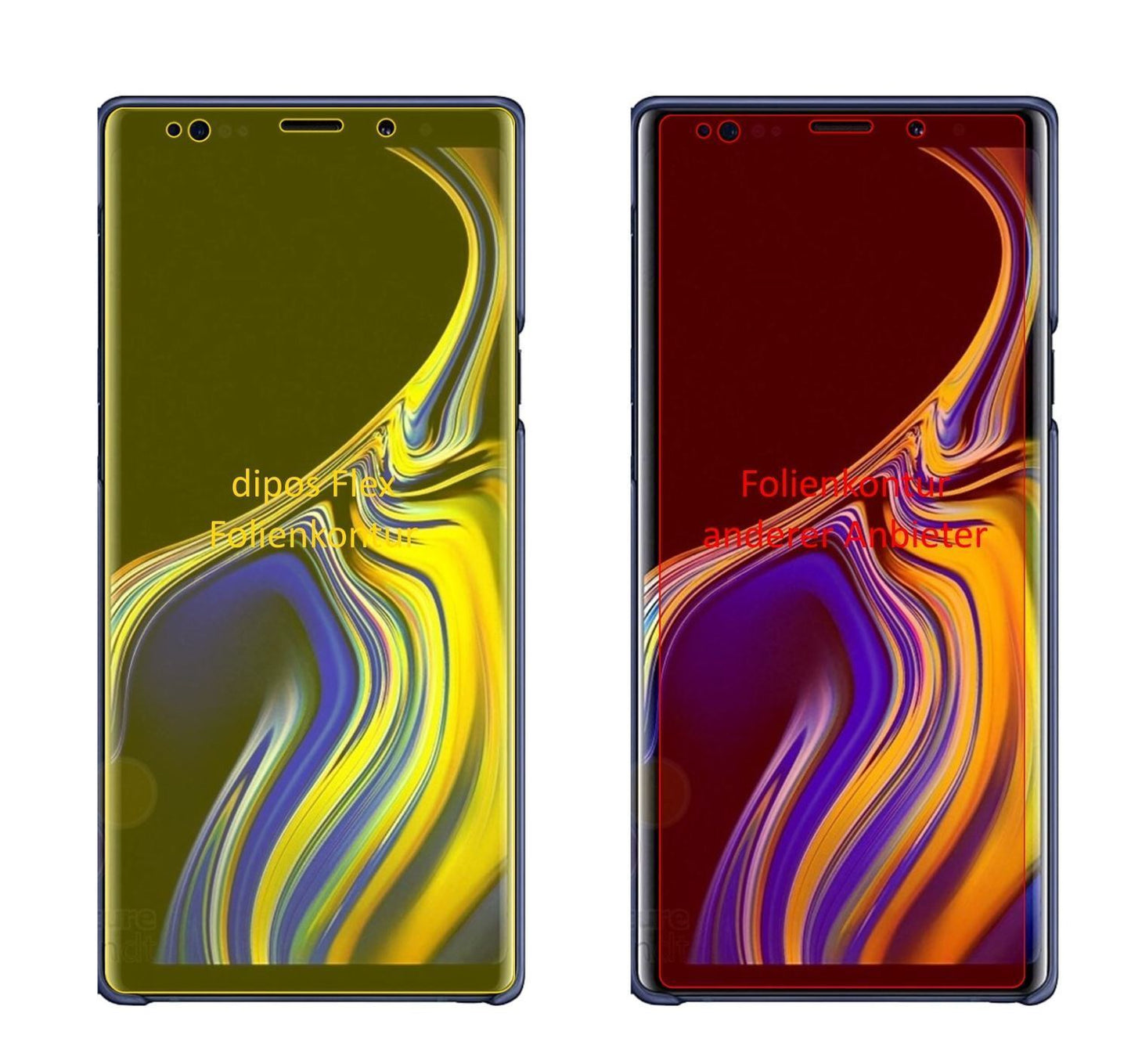 3x 3D Full Cover Schutzfolie für Samsung Galaxy No (2)