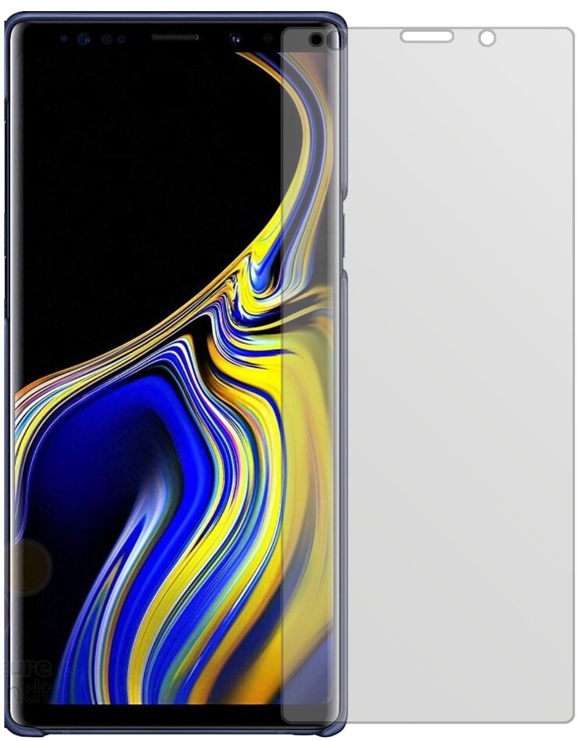 2x Schutzfolie matt für Samsung Galaxy Note 9 Disp (2)