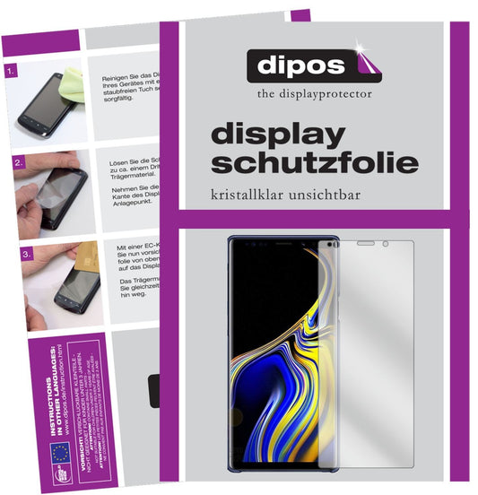 2x Schutzfolie klar für Samsung Galaxy Note 9 Disp (1)