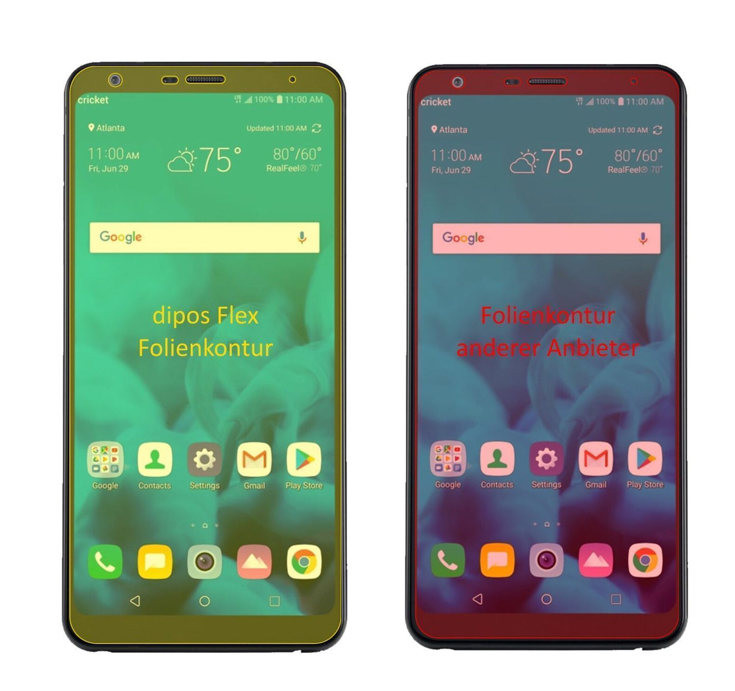 3x 3D Full Cover Schutzfolie für LG Stylo 4 (2)