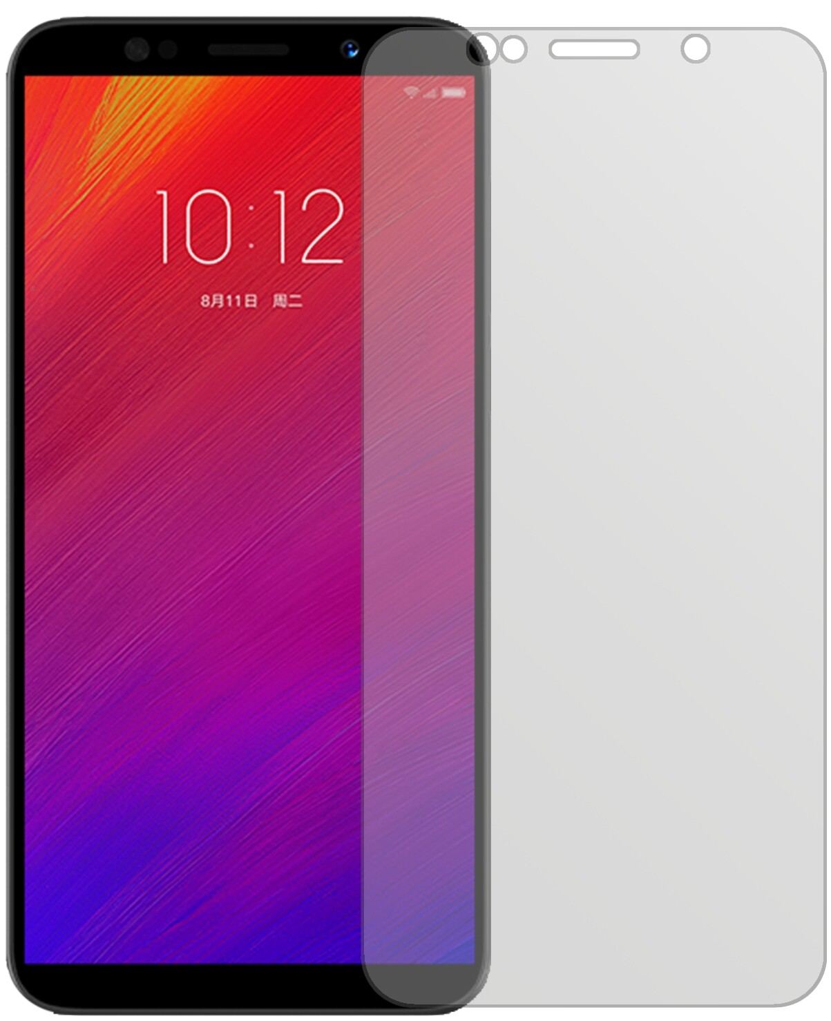 2x Schutzfolie matt für Lenovo A5 Display-Schutzfo (2)