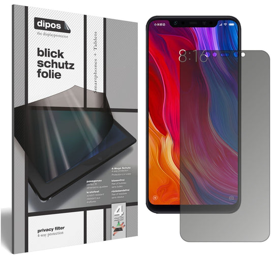 Blickschutzfolie für Xiaomi Mi 8 matt Schutzfolie  (1)