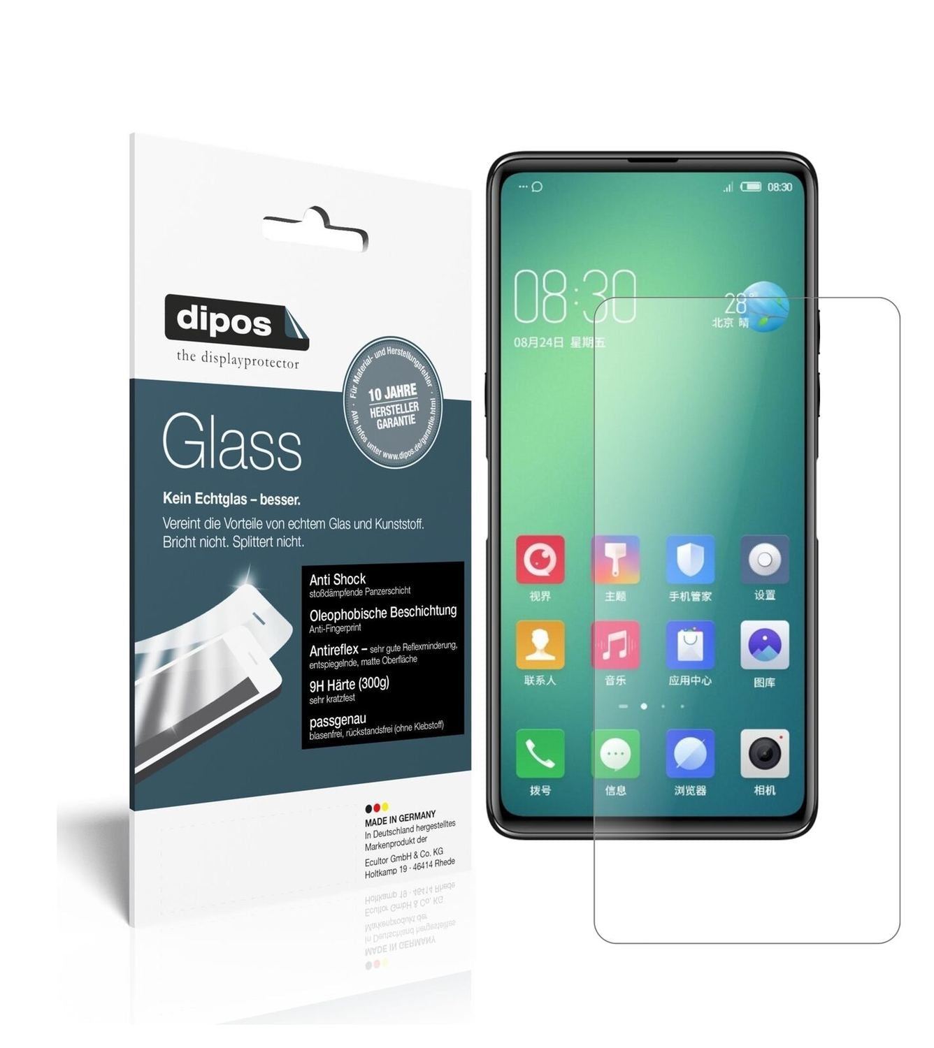 1x 9H Schutzfolie matt für Nubia Z18S Panzerfolie (2)