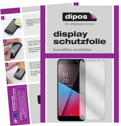 5x Schutzfolie klar für Vodafone Smart N9 Lite Dis (2)