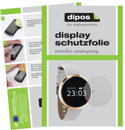 6x Schutzfolie matt für X-Watch SIONA Smartwatch D (1)