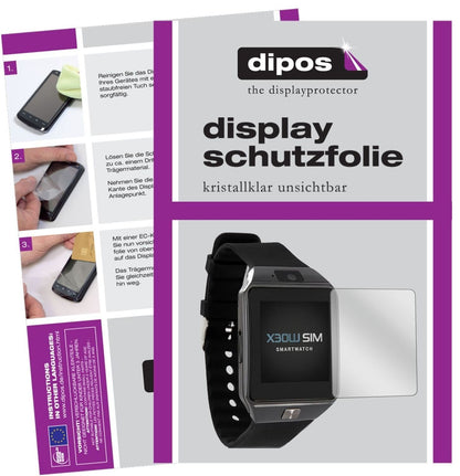 5x Schutzfolie klar für X-Watch X30W Smartwatch Di (2)