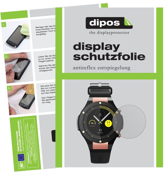 6x Schutzfolie matt für Docooler H2 Smartwatch Dis (1)