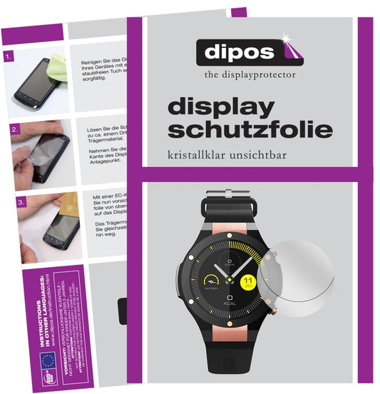6x Schutzfolie klar für Docooler H2 Smartwatch Dis (1)