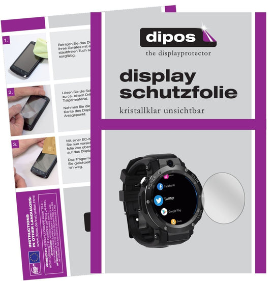 6x Schutzfolie klar für Zeblaze Thor S Display-Sch (1)