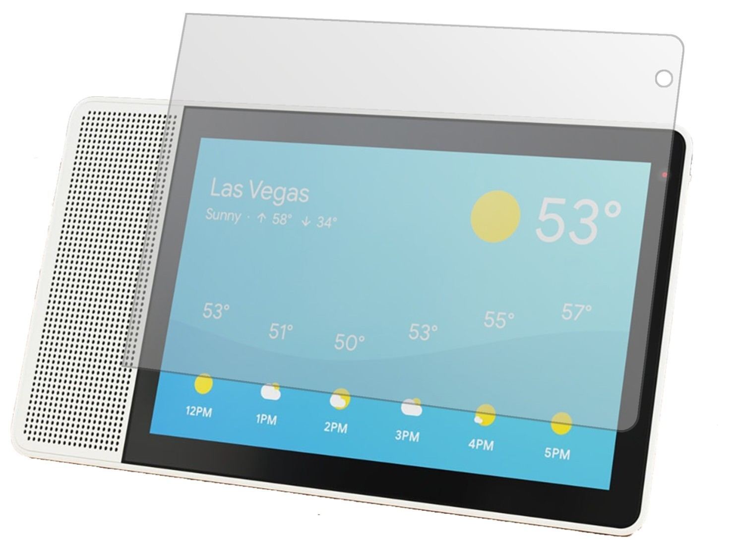 2x Schutzfolie matt für Lenovo Smart Display 10 Di (2)