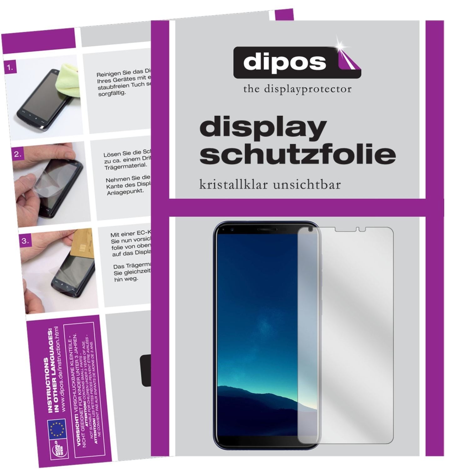4x Schutzfolie klar für Cubot R11 Display-Schutzfo (1)