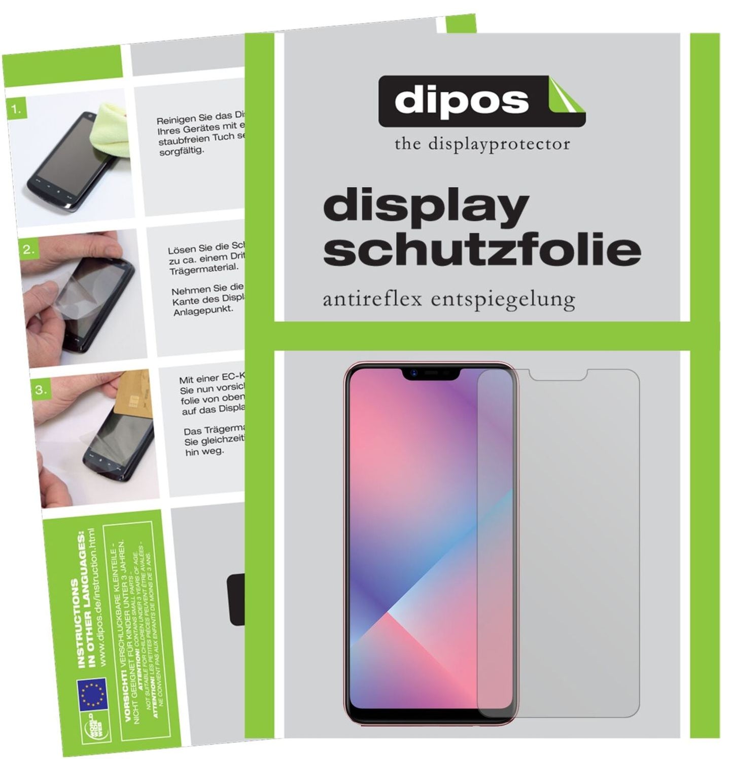 5x Schutzfolie matt für Oppo A5 Display-Schutzfoli (2)