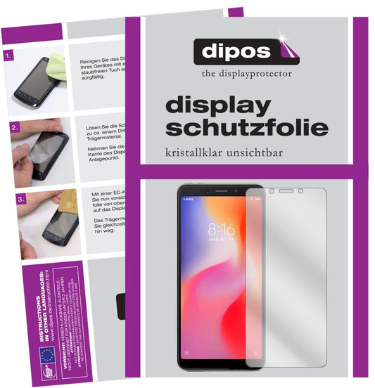 2x Schutzfolie klar für Xiaomi Redmi 6 Display-Sch (1)