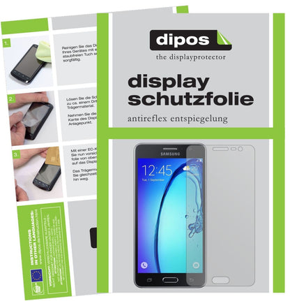 5x Schutzfolie matt für Samsung Galaxy On6 Display (2)