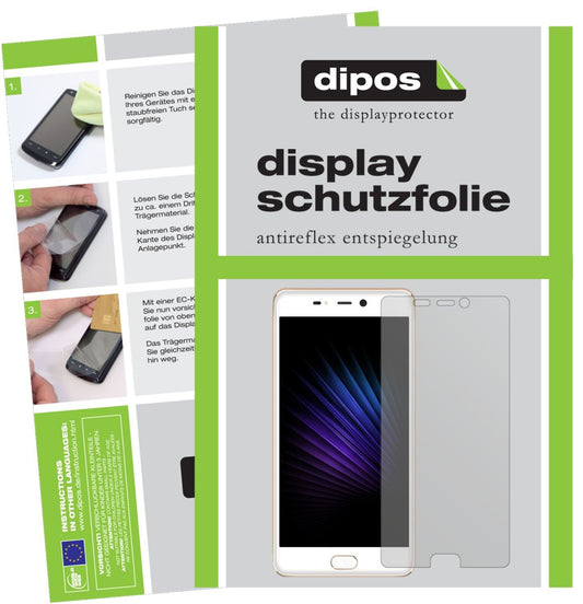 2x Schutzfolie matt für Leagoo T5 Display-Schutzfo (1)